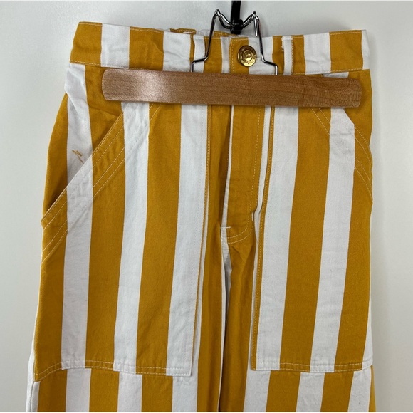 BIG BUD PRESS Yellow Striped Classic Work Pants - Picture 7 of 9